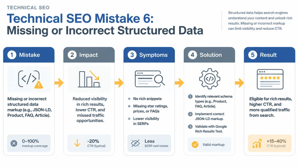 Technical SEO Mistake 6 Missing or Incorrect Structured Data (2)