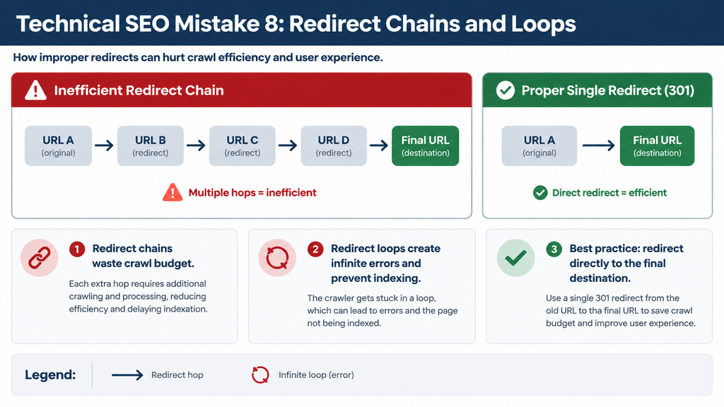 Technical SEO Mistake 8 Redirect Chains and Loops (2)