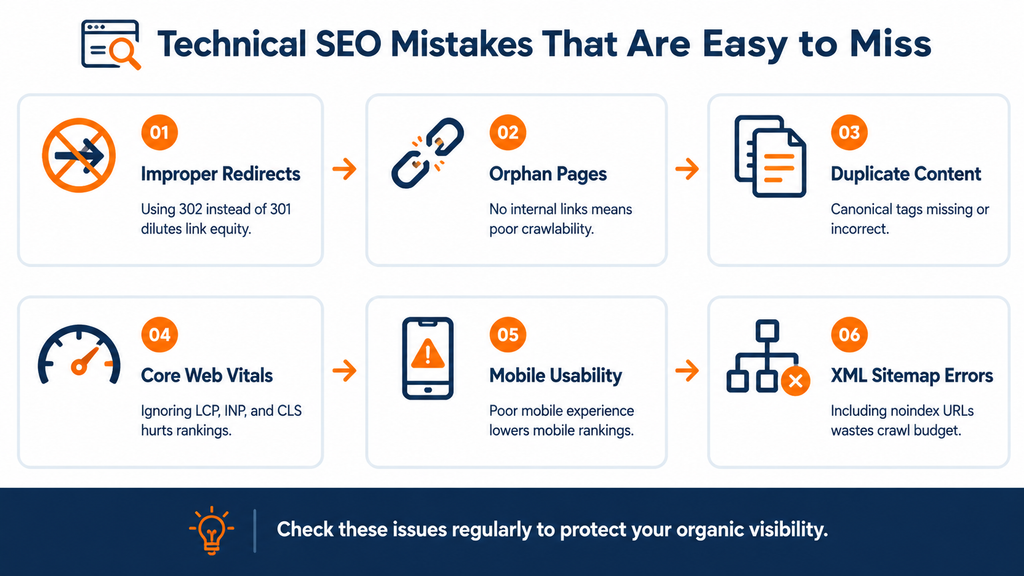 Technical SEO Mistakes That Are Easy to Miss