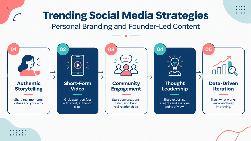 Trending Social Media Strategies Personal Branding and Founder Led Content