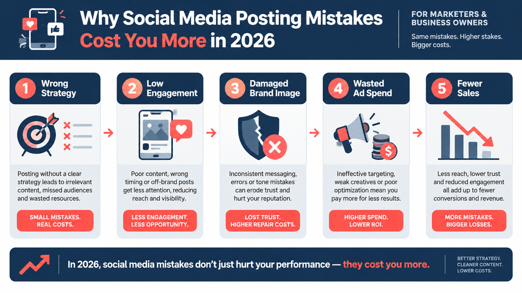 Why Social Media Posting Mistakes Cost You More in 2026