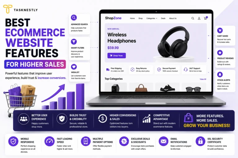 10 Essential Ecommerce Website Features for Higher Sales
