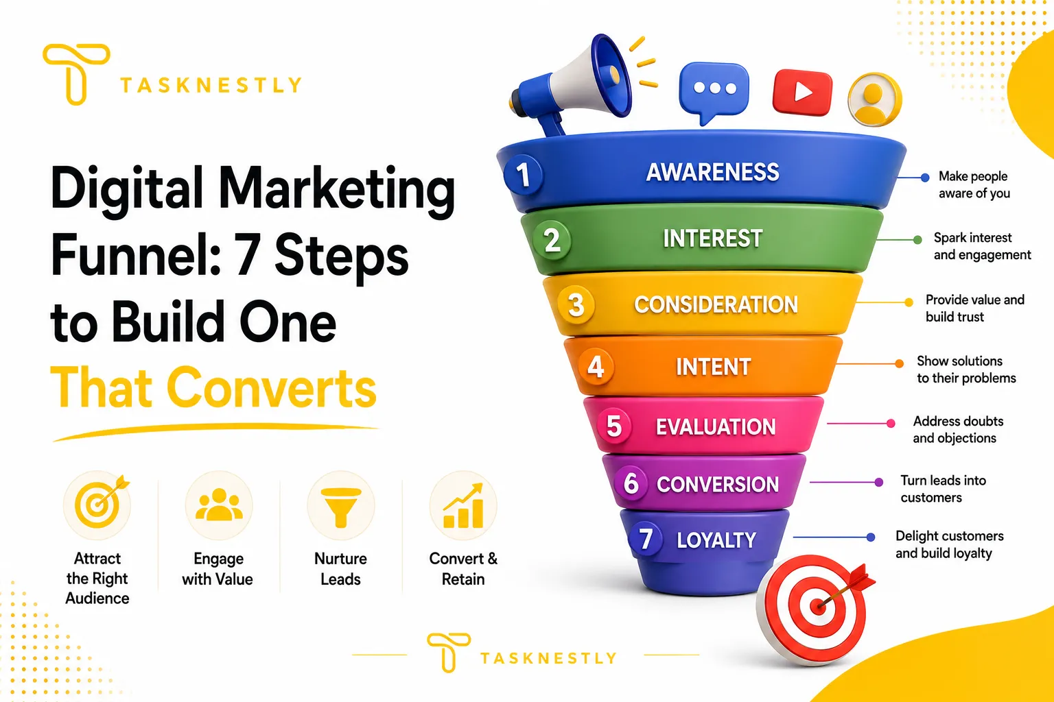 Digital Marketing Funnel 7 Steps to Build One That Converts