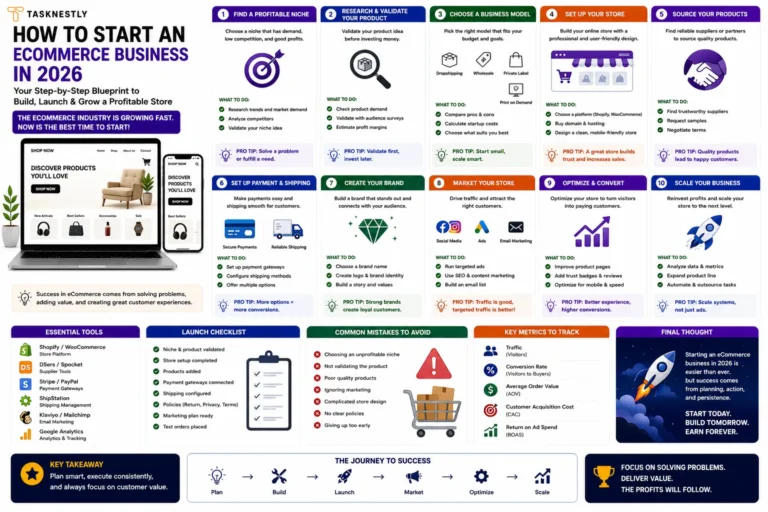 How to Start an Ecommerce Business Proven 10 Step Guide