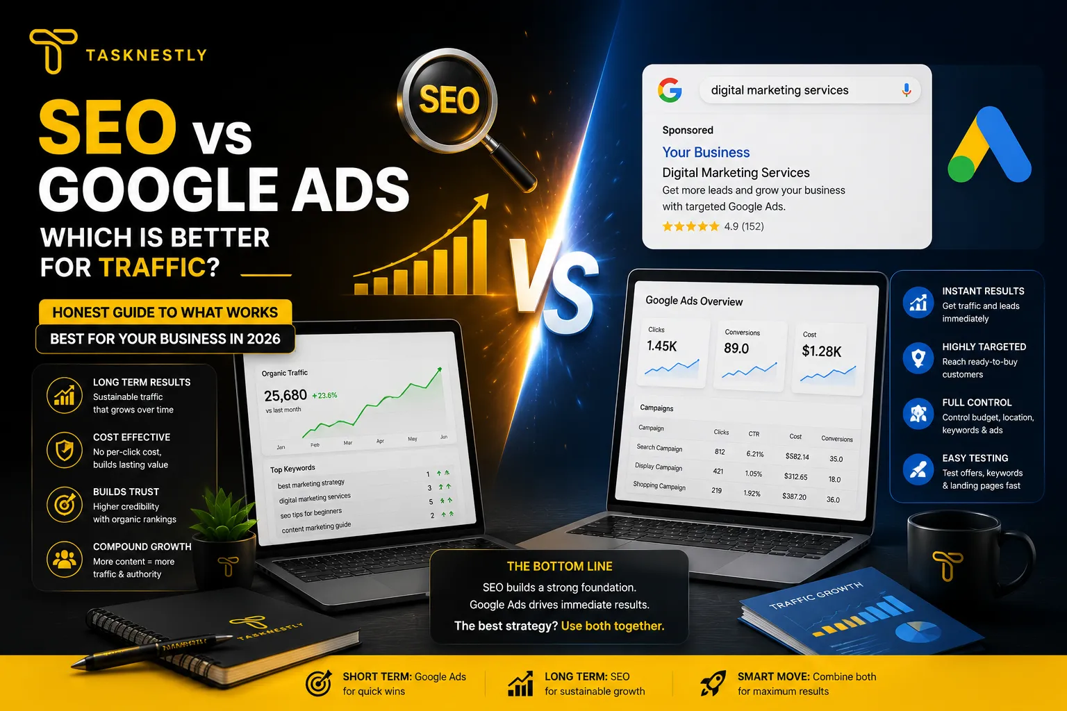 SEO vs Google Ads 10 Proven Insights for Better Traffic