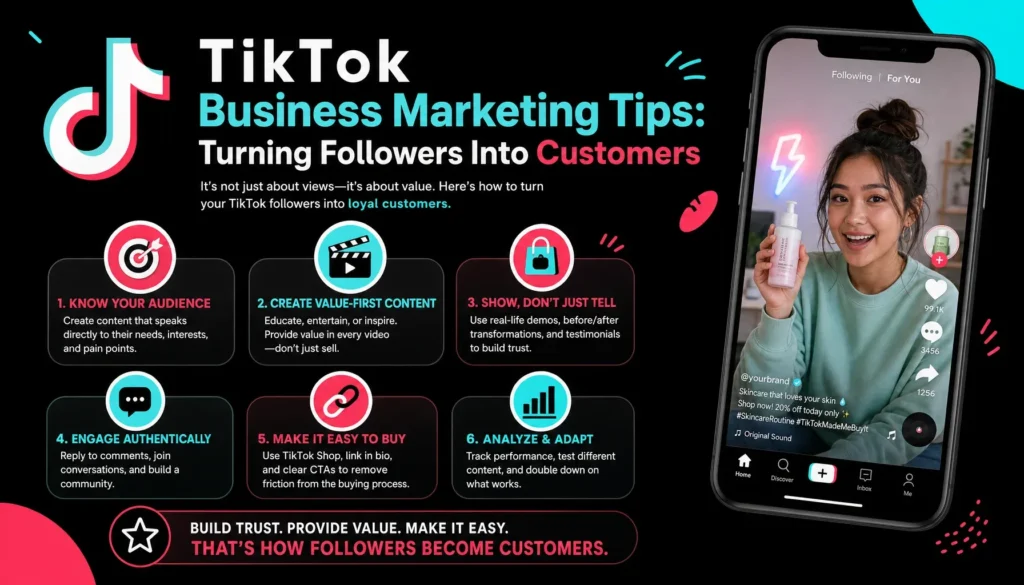 5. TikTok Business Marketing Tips Turning Followers Into Customers