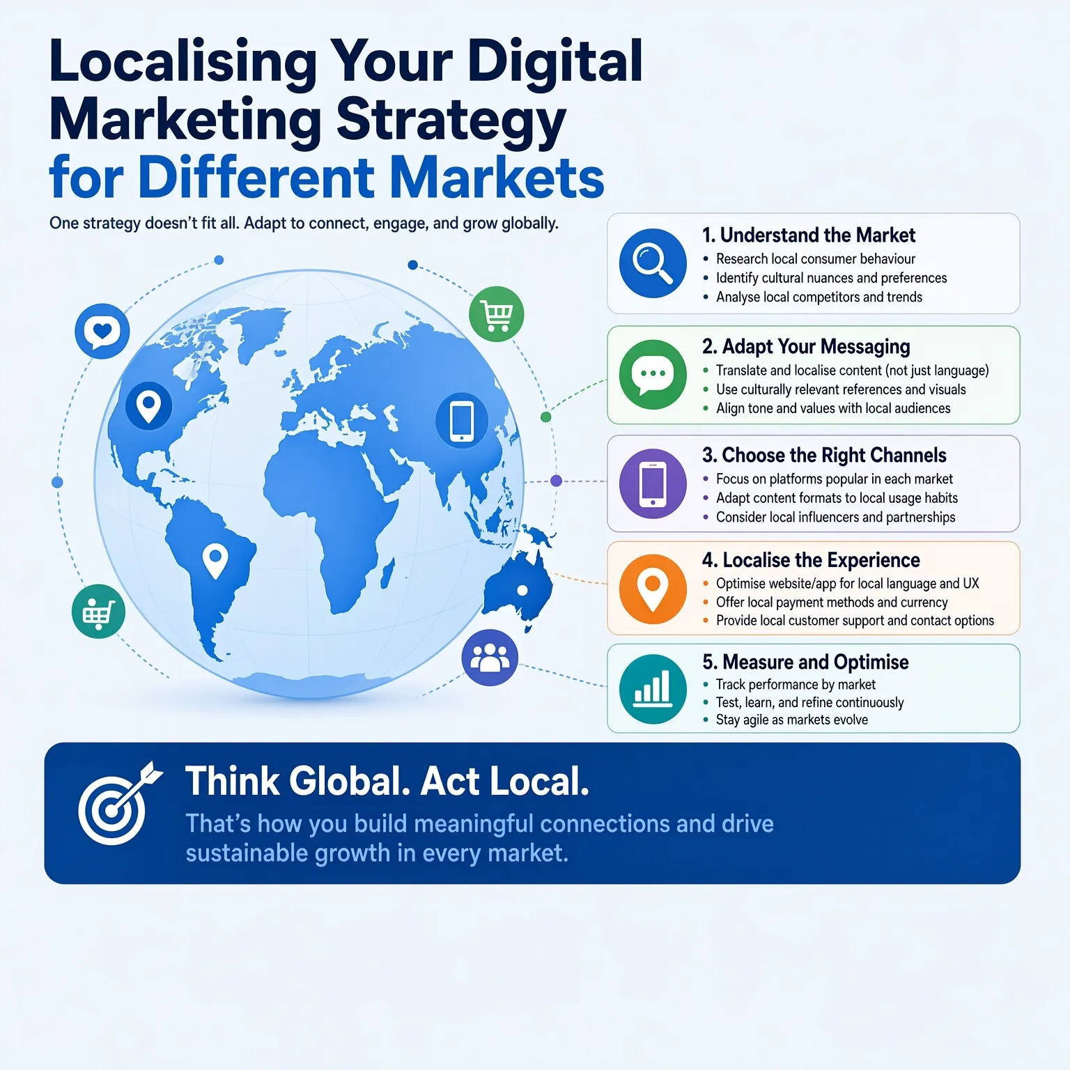 Localising Your Digital Marketing Strategy for Different Markets