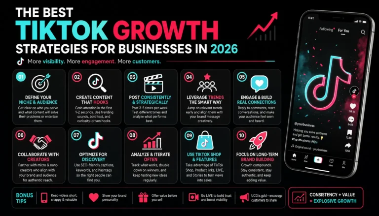 The Best TikTok Growth Strategies for Businesses in 2026