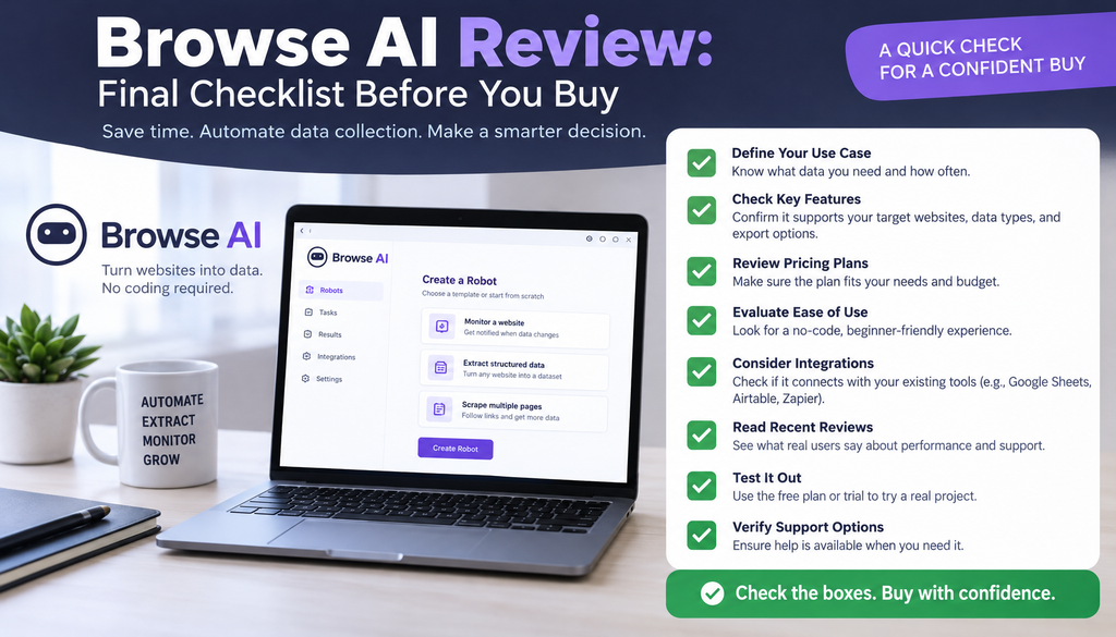 Browse AI Review Final Checklist Before You Buy