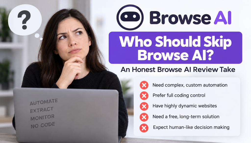 Who Should Skip Browse AI An Honest Browse AI Review Take